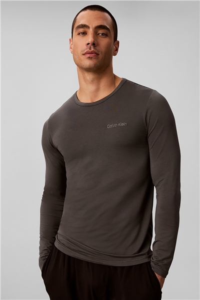 Calvin Klein Modal L/S Crew Neck Erkek Pijama Üstü