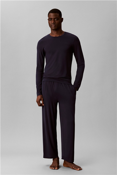 Calvin Klein Modal L/S Pant Set Erkek Pijama Takımı Çok Renkli