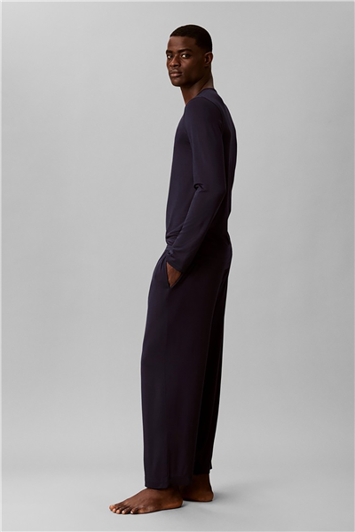 Calvin Klein Modal L/S Pant Set Erkek Pijama Takımı Çok Renkli