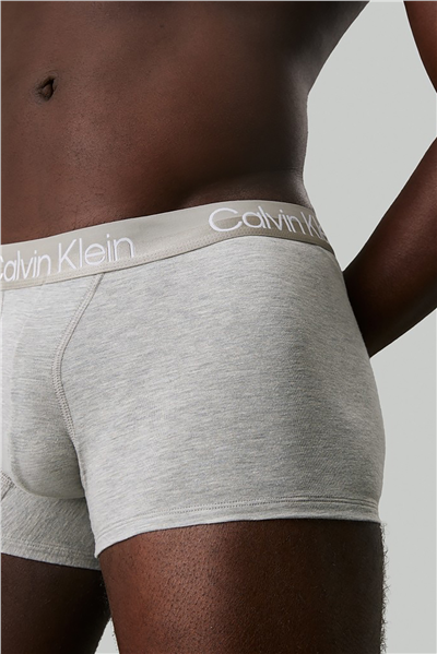Calvin Klein Modern Structure Ctn Erkek 3lü Boxer Siyah
