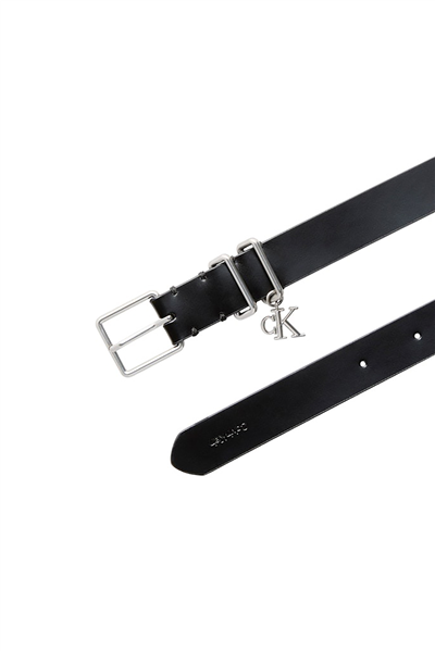 Calvin Klein Monogram Charm Keeper Belt 25Mm Kadın Kemer