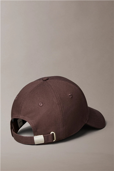 Calvin Klein Monogram Embroidery Baseball Cap Kadın Baseball Şapka Kahverengi