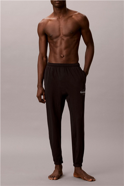 Calvin Klein Monogram Sleep Jogge Erkek Pijama Altı Siyah