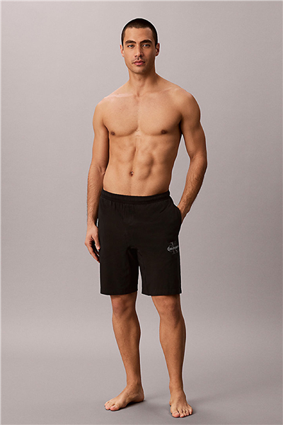Calvin Klein Monogram Sleep Short Erkek Pijama Altı Siyah