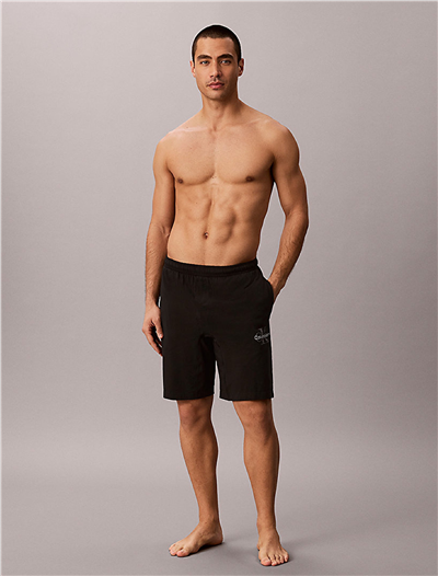 Calvin Klein Monogram Sleep Short Erkek Pijama Altı Siyah