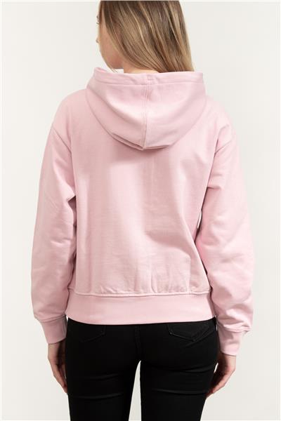 Calvin Klein Monologo French Terry Fz Bf Kadın Kapüşonlu Sweatshirt