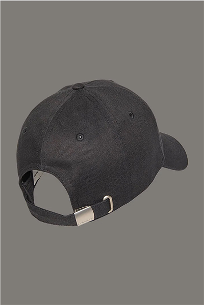 Calvin Klein Monologo Printed Baseball Cap Erkek Baseball Şapka Siyah