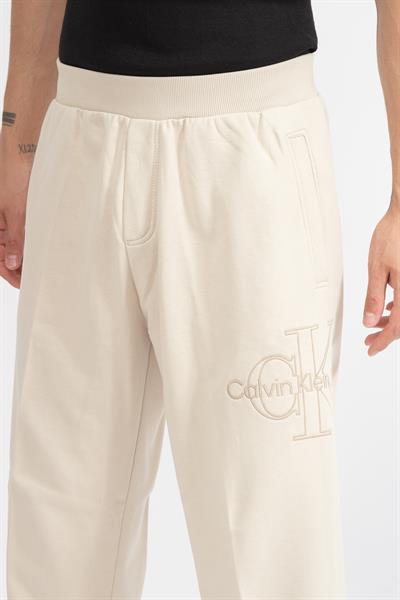 Calvin Klein Monologo Washed Hwk Erkek Eşofman Altı Bej
