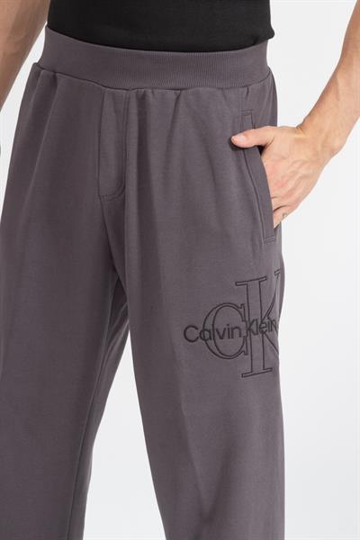 Calvin Klein Monologo Washed Hwk Erkek Eşofman Altı Gri