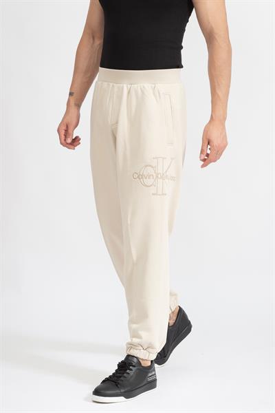 Calvin Klein Monologo Washed Hwk Erkek Eşofman Altı Bej