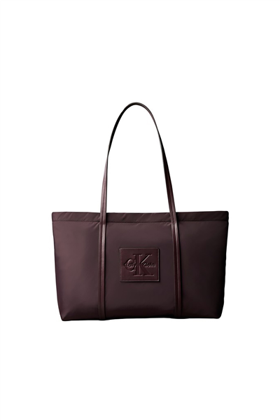 Calvin Klein Nylon Medium Tote Kadın Mini Omuz Çantası Siyah