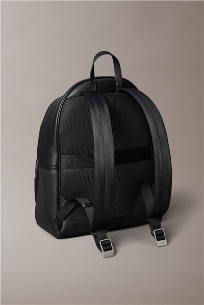 Calvin Klein Perforated Backpack Erkek Sırt Çantası Siyah