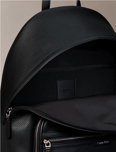 Calvin Klein Perforated Backpack Erkek Sırt Çantası Siyah