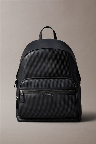 Calvin Klein Perforated Backpack Erkek Sırt Çantası Siyah
