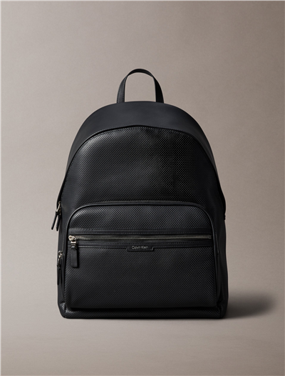 Calvin Klein Perforated Backpack Erkek Sırt Çantası Siyah