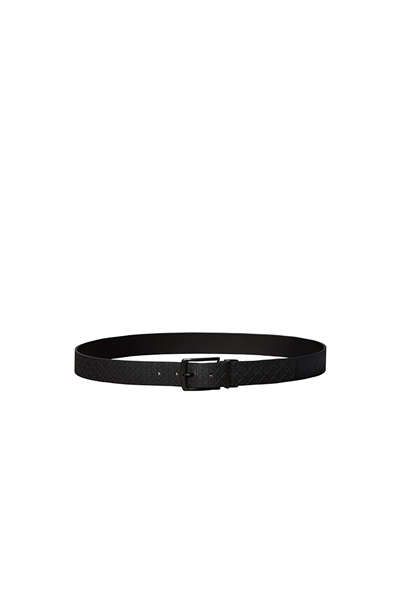 Calvin Klein Pin Buckle Rbr Aop 35Mm Adj/Rev Erkek Kemer Siyah