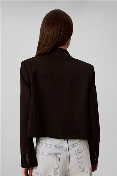 Calvin Klein Ponte Jacket Kadın Blazer Ceket Siyah