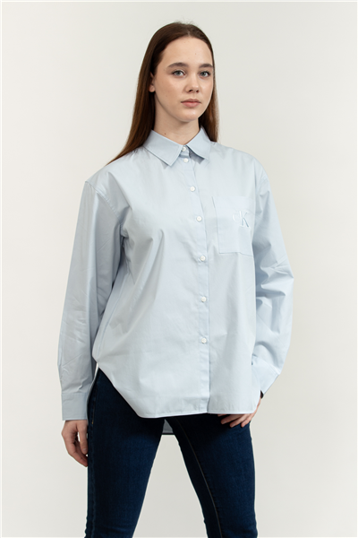 Calvin Klein Poplin Relaxed Shirt Kadın Gömlek