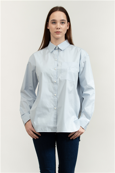 Calvin Klein Poplin Relaxed Shirt Kadın Gömlek