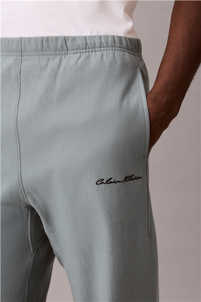 Calvin Klein Premium Terry Calvin Erkek Eşofman Altı Gri