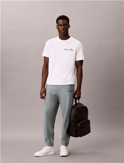 Calvin Klein Premium Terry Calvin Erkek Eşofman Altı Gri