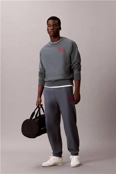 Calvin Klein Premium Terry Graphic Jogger Erkek Eşofman Altı