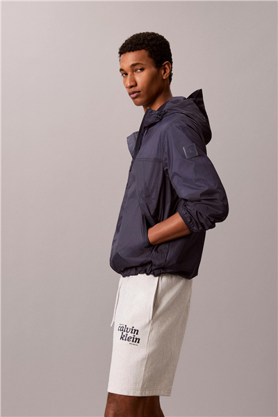 Calvin Klein Premium Terry Graphic Short Erkek Şort Beyaz