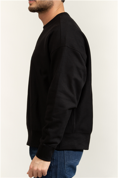 Calvin Klein Premium Tri-Color Monologo Cn Sw Erkek Bisiklet Yaka Sweatshirt