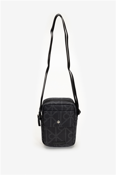 Calvin Klein Printed Emblem Aop Nylon Slim Re Erkek Reporter Çanta