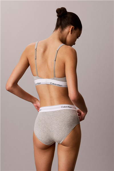 Calvin Klein Push Up Triangle Kadın Sütyen Gri