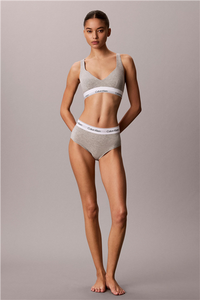 Calvin Klein Push Up Triangle Kadın Sütyen Gri