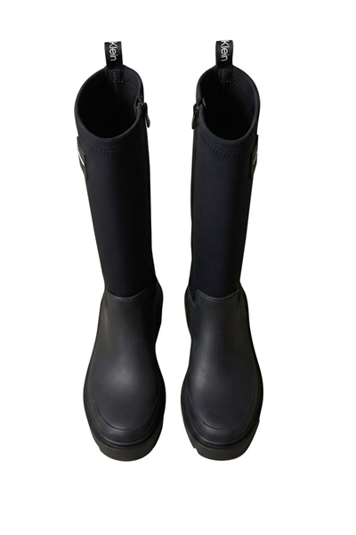 Calvin Klein Rainboot High Rubber Neo Kadın Bot Siyah