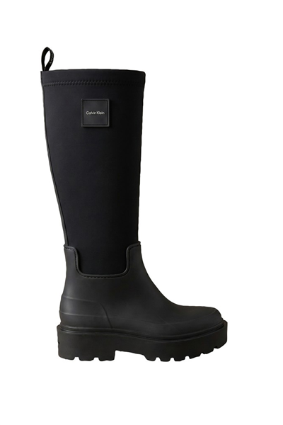 Calvin Klein Rainboot High Rubber Neo Kadın Bot Siyah