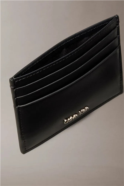 Calvin Klein Raised Cardholder Erkek Kartlık Siyah