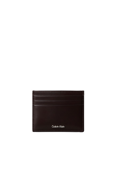 Calvin Klein Raised Cardholder Erkek Kartlık Kahverengi