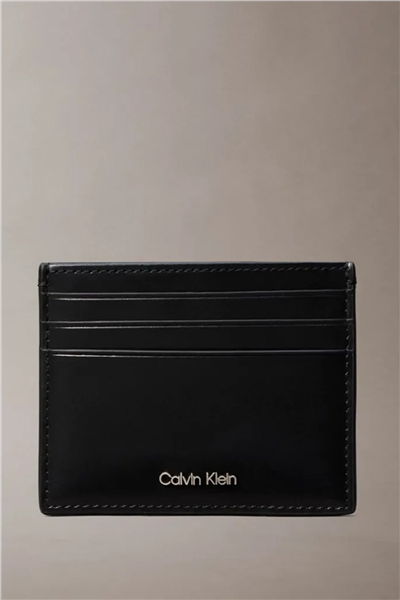 Calvin Klein Raised Cardholder Erkek Kartlık Siyah