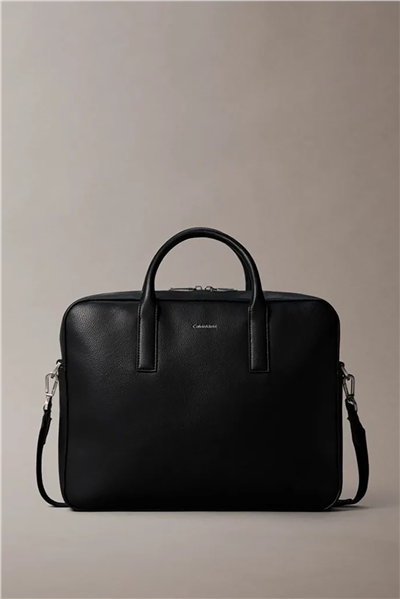 Calvin Klein Raised Commuter Erkek Bilgisayar Çantası Siyah
