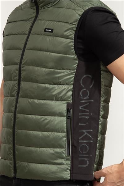 Calvin Klein Recycled Side Logo Erkek Yelek