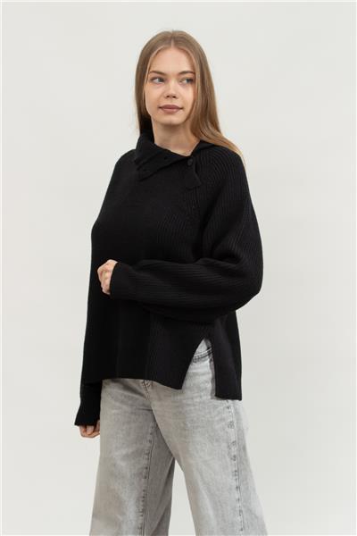 Calvin Klein Recycled Wool Button Kadın Triko