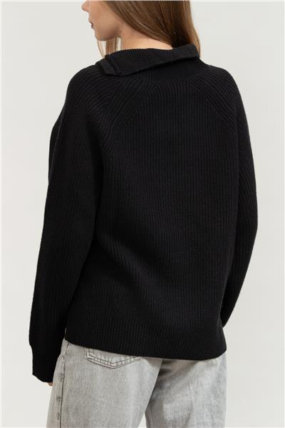 Calvin Klein Recycled Wool Button Kadın Triko