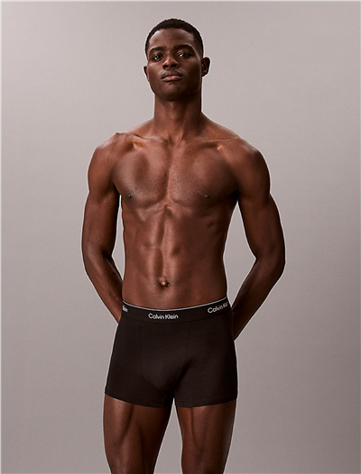 Calvin Klein Relaxed Fit Trunk 3PK Erkek 3lü Boxer Siyah