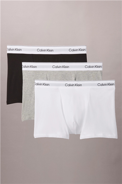 Calvin Klein Relaxed Fit Trunk 3PK Erkek 3lü Boxer Çok Renkli