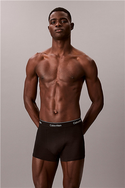 Calvin Klein Relaxed Fit Trunk 3PK Erkek 3lü Boxer Siyah