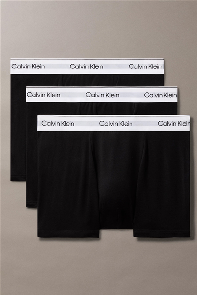 Calvin Klein Relaxed Fit Trunk 3PK Erkek 3lü Boxer Siyah