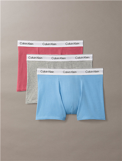 Calvin Klein Relaxed Fit Trunk 3PK Erkek 3lü Boxer Pembe