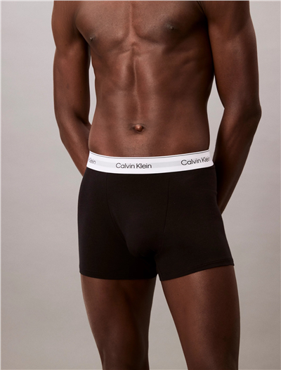 Calvin Klein Relaxed Fit Trunk 3PK Erkek 3lü Boxer Siyah
