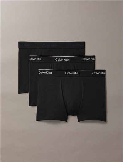 Calvin Klein Relaxed Fit Trunk 3PK Erkek 3lü Boxer Siyah