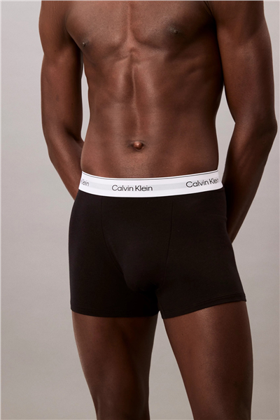 Calvin Klein Relaxed Fit Trunk 3PK Erkek 3lü Boxer Siyah
