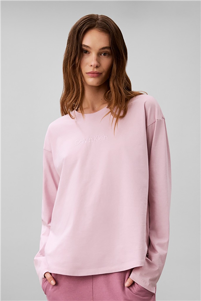 Calvin Klein Relaxed Ls Tee Kadın Pijama Üstü