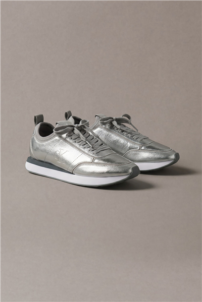 Calvin Klein Retro Runner Metallic Kadın Sneaker Gri